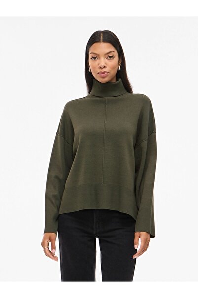 VILA Strickpullover VIOSTRIA Rollkragen