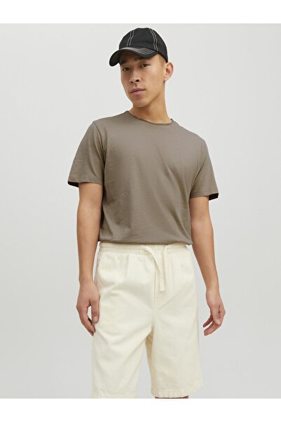 Jack & Jones T-Shirt Einfarbiges Rundhals-T-Shirt