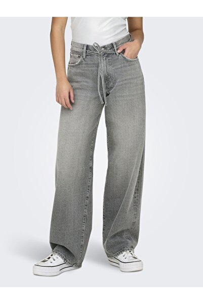 ONLY Straight-Fit jeans ONLGIANNA Mittlere Taille Ballon Schnitt Jeans