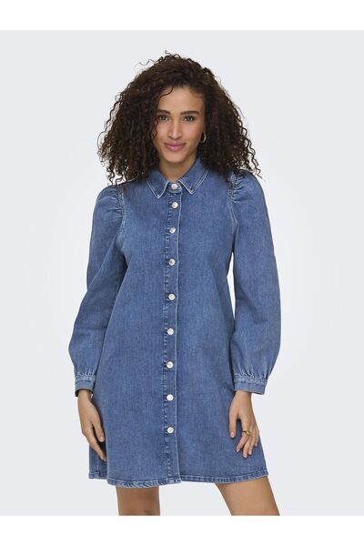ONLY Jeanskleid ONLALMA Kurzes Kleid