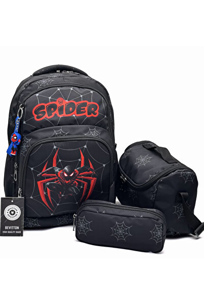 Bevitton Set of 3 Primary School Bags for Boys - Character Patterned Set