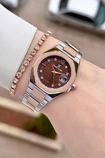 Daniel Klein Bronze Metallic Color 2 Years Warranty 30 mm Women's Wristwatch ...