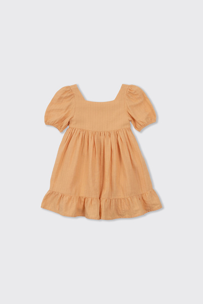 Panço Kız Çocuk Somon Elbise