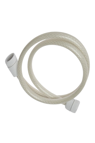 Trendhouse Elektrikli Şofben Duş Hortumu PVC 2 Metre Örgülü Beyaz