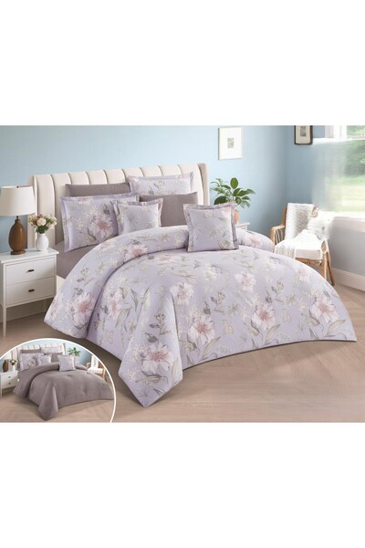 SNOOZYL مفرش سرير نفرين صيفي بتصميم مشجر ليمنحك الراحه بفضل حشوه الحاف القطن