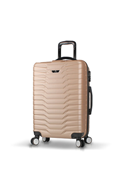 My Valice Croc Abs Orta Boy Gold Valiz