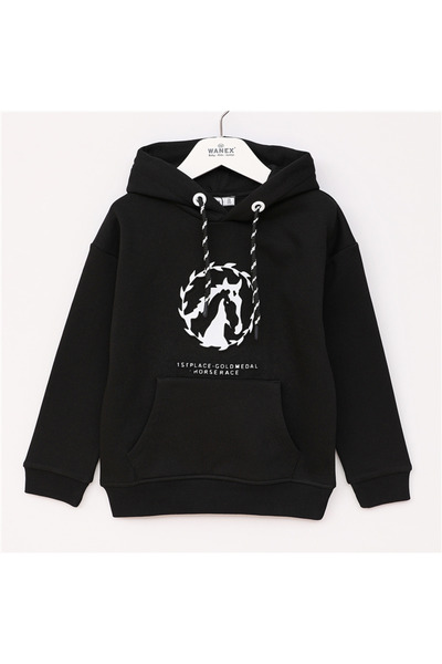 WANEX Μακρυμάνικο φούτερ με χοντρή κουκούλα για αγόρια - 16715