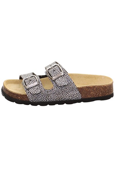 Superfit 800111   Papuci unisex din piele G alb-negru