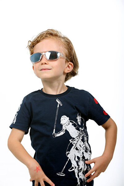 JULIANO White Oval Aynalı Çocuk Güneş Gözlüğü