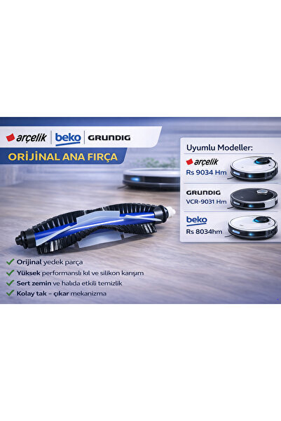 Arçelik Rs 9034 Hm - Main Brush Spare Part for Robot Vacuum Cleaner