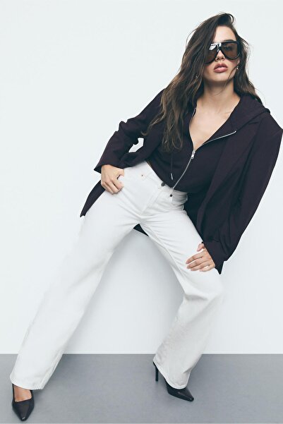 Stradivarius D92 straight geniş paça jean