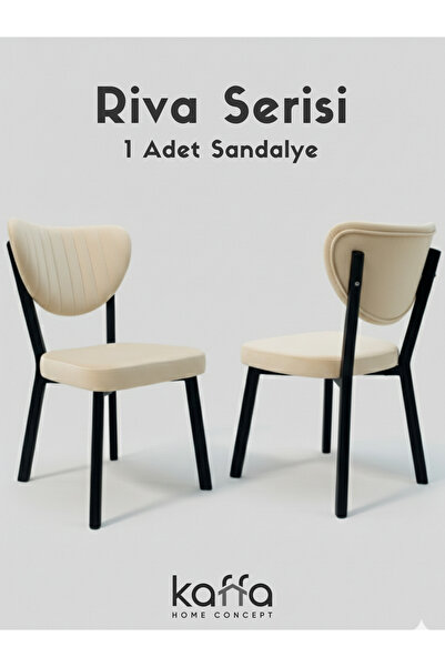 Parlazonhome Riva, Mutfak Sandalyesi, Yemek Odası Sandalyesi, Modern Sandalye...