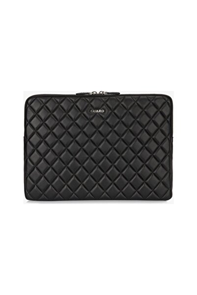 Guard Leather Чанта с капак Guard Black Capitone