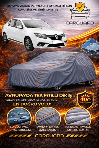 CarGuard غطاء خيمة السيارة من مادة الميفلون المتوافق مع سيارة رينو سيمبول 201...