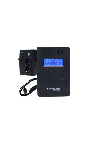 Kraft UPS, stabilizator de tensiune 220V, eran LCD, 1000VA / 600W,