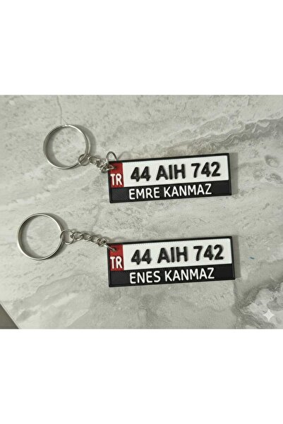 ETK-3D Plaka Anahtarlık Kişiye Özel