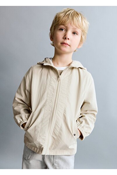 MANGO Baby Kapüşonlu parka