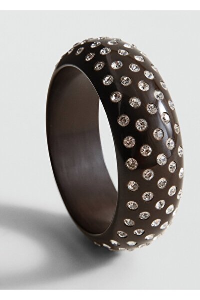 MANGO Woman Strass taşlı reçine bilezik