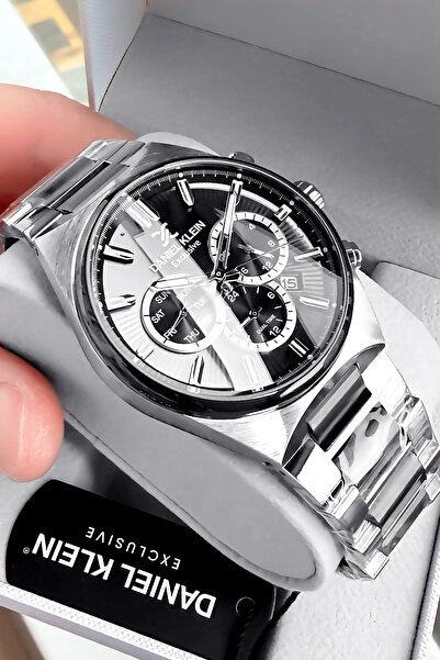 Daniel Klein lik Erkek Kol Saati 3 Atm Su Geçirmez Çift Renk Çelik Kordon Cbk457