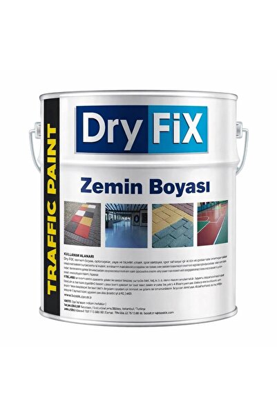 Dryfix Traffic Paint Fayans,Seramik,Mermer,Beton ve Asfalt Zemin Boyası 18 Kg...