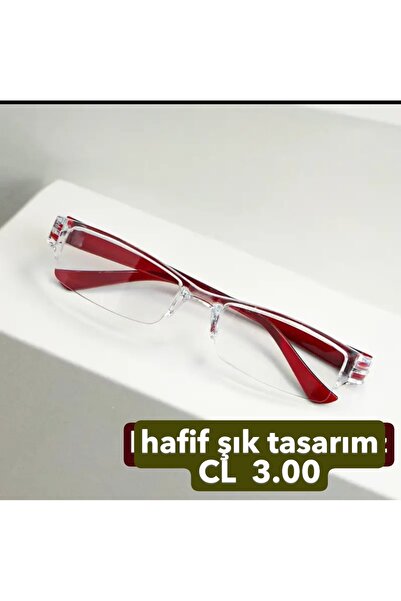 lenzio Stylish Lightweight Rimless Magnifying Glass Blue Light Protection Scr...