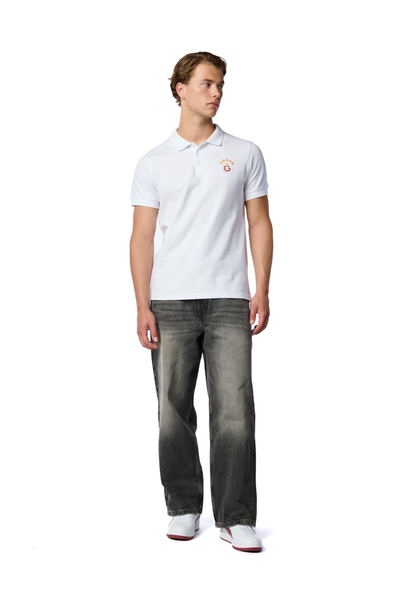 GSStore Galatasaray 5 Yıldız Klasik Logo Polo T-shirt E251403