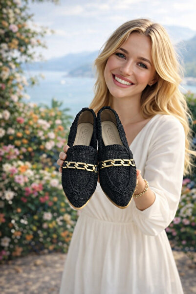 Behtah Kundura Αλυσίδα Πλεκτά Ελαφρά Γυναικεία και Οικιακά Παπούτσια