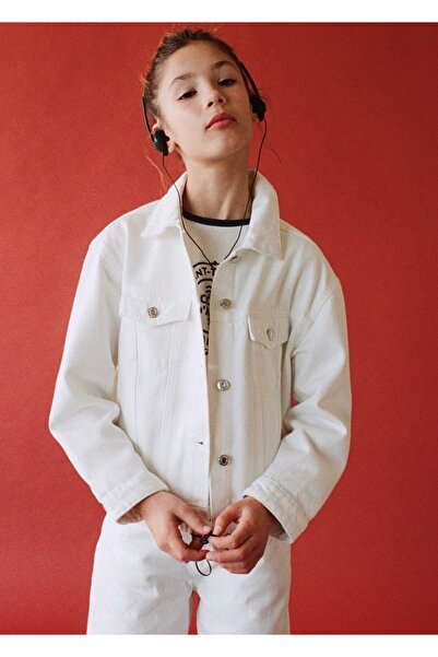 MANGO Kids Klasik denim ceket