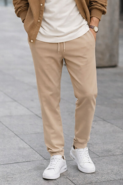 Souris Pantaloni sport pentru bărbați din nurcă material elastic țesături con...