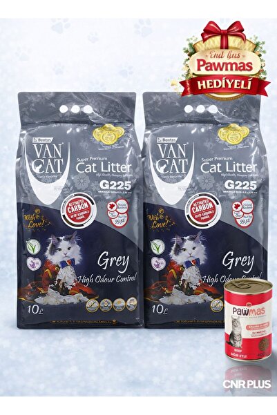 Bentaş Van Cat CNRPLUS Van Cat Actıve Carbon Kedi Kumu 10 Lt 2 X Adet