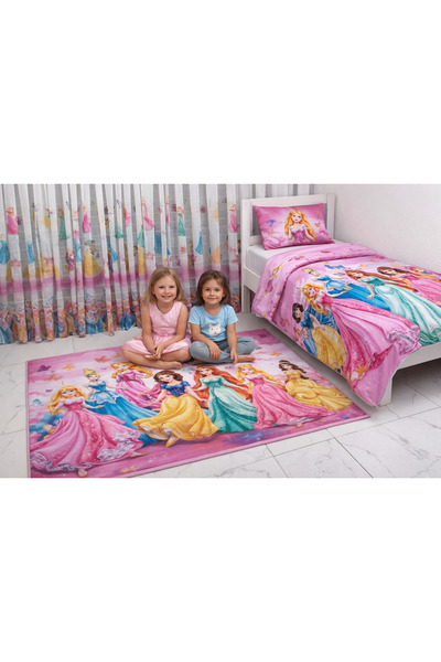 MİR KIZ ÇOCUK DESENLİ TÜL PERDE YIKANABİLİR ÜTÜ İSTEMEZ 1/3 SIK PİLELİ