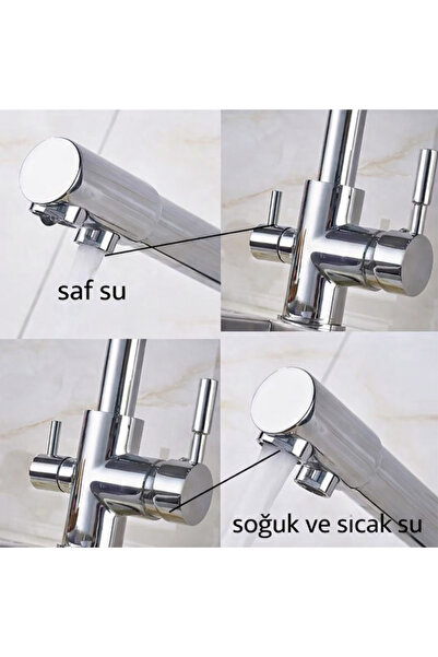 cermix Su Arıtma Musluklu Mutfak Eviye Bataryası
