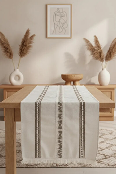 NDC HOME Alergăr cu ciucuri din dantelă pentru partea de sus 3 (50 x 150)