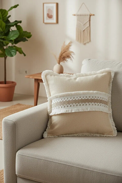 NDC HOME Žuta Lan Debljina Čipka Jastuk Navlaka za jastuk