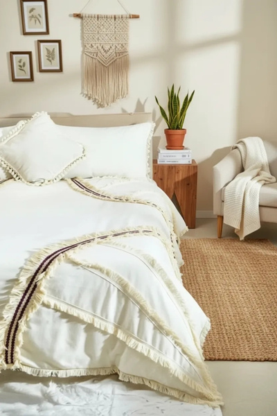 NDC HOME Dnevno svetlo Autentično Sa resama Jednokrevetno Set posteljine