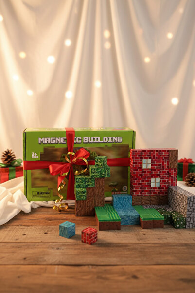 Manyetik Bloklar Module world 100 Parça Minecraft Tarzı Zeka Geliştici Eğitic...