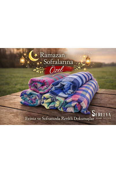 Medi Home Set de 5 cârpe de masă multifuncționale în carouri și pânză de picn...