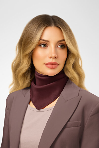 Modabutik Şifon Bordo Bandana