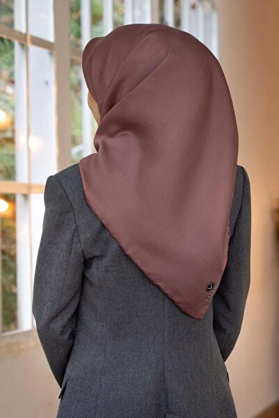 Vissona 100% twill silk plain dusty rose color more solid exclusive series 90...