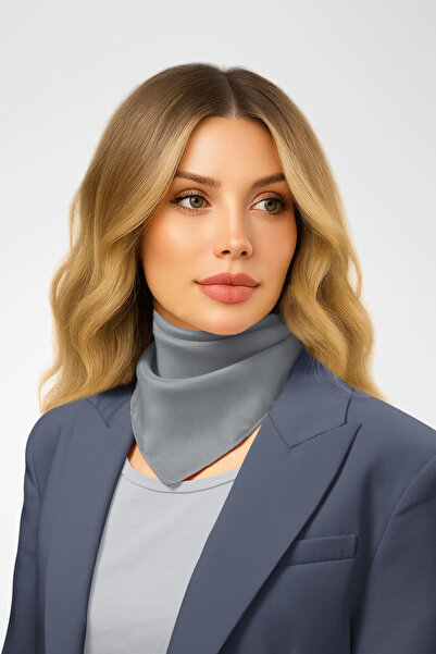 Modabutik Şifon Gri Bandana