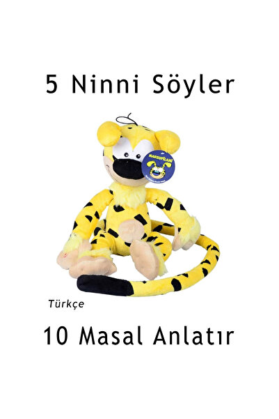 Marsupilami Peluş Uzunkuyruk Marsupilamii 50 cm boyunda Türkçe Hikaye Anlatır...