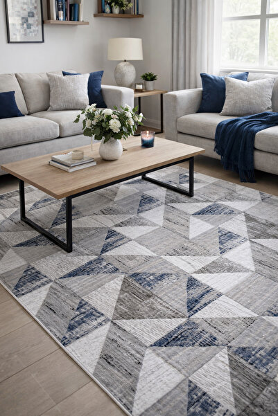Dinarsu Elite Modern Jel Tabanlı Kaymaz Halı