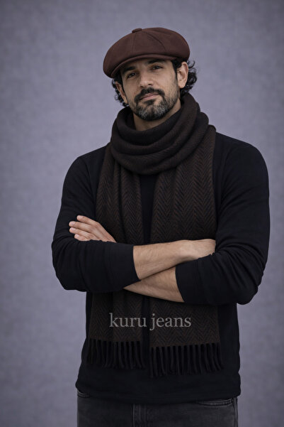 kuru Erkek İngiliz Tarzı Eşref Tek Kasket(Soğuk Havalara Stil Kat: Vintage Ka...