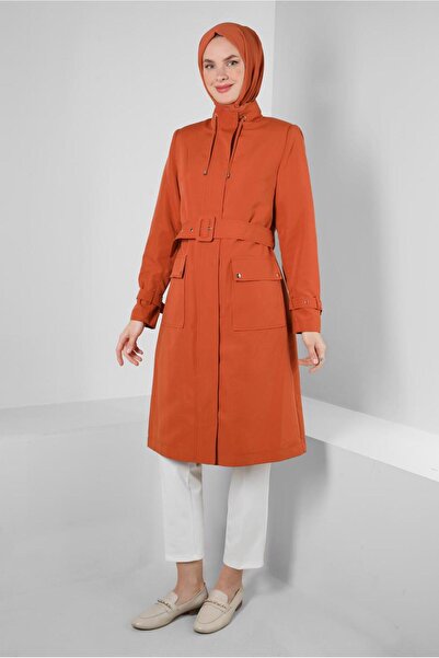 Alvina Тренчкот з поясом і застібкою на ремінцях 10772