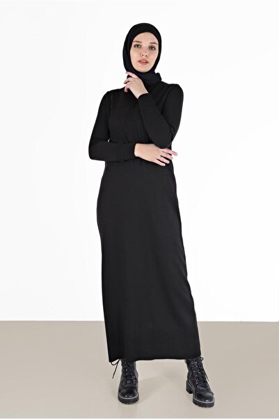 Alvina HAIR KNITTED PATTERNED KNITWEAR DRESS 42015