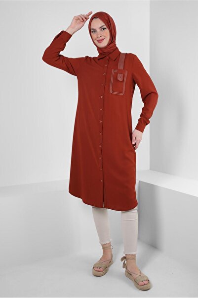 Alvina ŠIVANA DETALJNA DUGA TUNIKA SA DUGMIĆIMA 43607