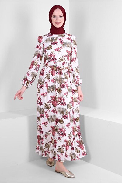 Alvina ΦΟΡΕΜΑ ΜΕ ΣΧΕΔΙΑ ΜΕ ΕΛΑΣΤΙΚΟ ΖΩΝΗ 43617