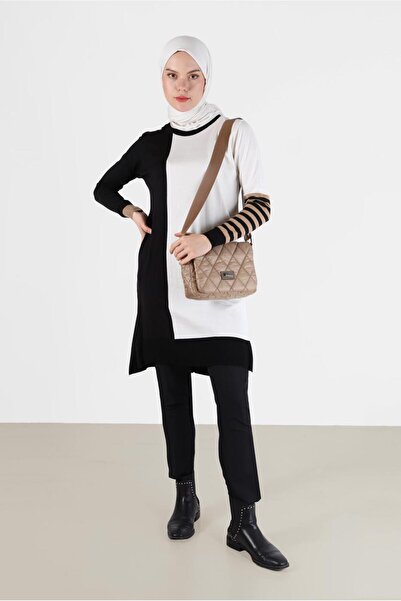 Alvina ΠΛΕΚΤΟ ΤΟΥΝΙΚΟ 3 ΧΡΩΜΑΤΩΝ ΜΕ ΛΕΠΤΟΜΕΡΗ ΡΙΓΕΣ 42106