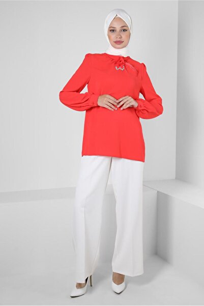 Alvina BLUME DETAILED STONE BLUZ 43575