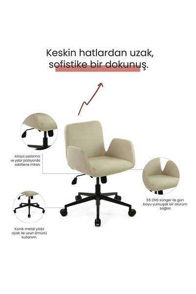 Seduna Ferrara Çalışma Sandalyesi | Ofis Koltuğu